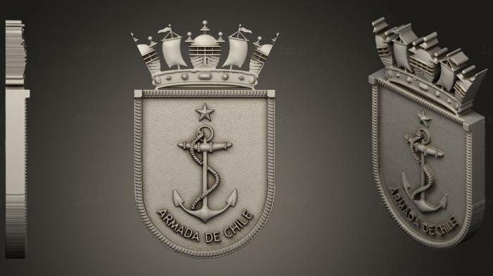 Coat of arms (GR_0400) 3D model for CNC machine